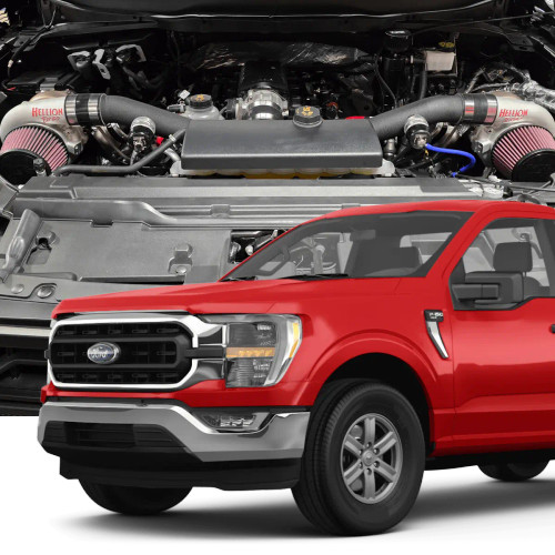 Hellion Top Mount "Mirror Image" Twin Turbo System (2015 - 2026 F150 5.0L)