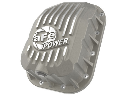 aFe POWER Street Series Engine Oil Pan - Raw w/ Machined Fins (2018 - 2026 Wrangler JL / Gladiator JT) 46-71470A