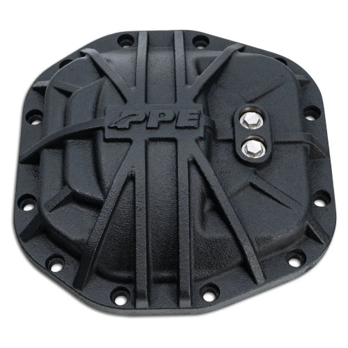 PPE Power Rear Differential Cover - Black Nodular Iron (2018 - 2026 Wrangler - Dana 35-M200 12 Bolt) 238053420