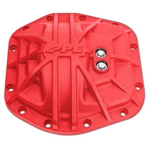 PPE Power Front Differential Cover - Red Nodular Iron (2018 - 2026 Wrangler - Dana 30-M186 12 Bolt) 238043412