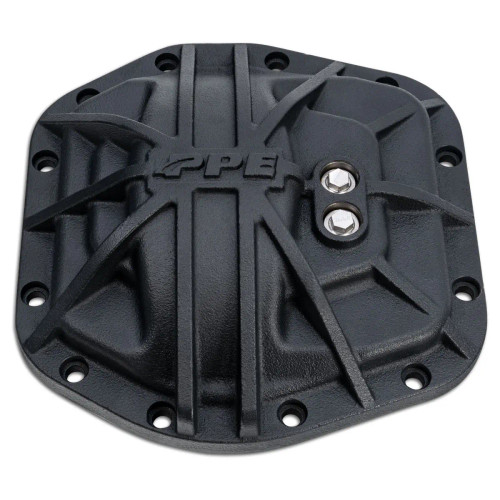 PPE Power Front Differential Cover - Black Nodular Iron (2018 - 2026 Wrangler - Dana 30-M186 12 Bolt) 238043420