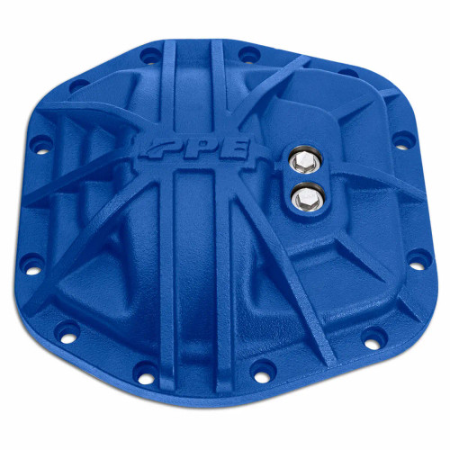PPE Power Front Differential Cover - Blue Nodular Iron (2018 - 2026 Wrangler - Dana 30-M186 12 Bolt) 238043422