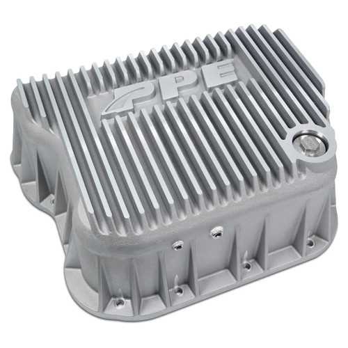 PPE Power HD Cast Aluminum Transmission Pan Raw Finish (1990 - 2009 Dodge 5.9L Cummins 5.9L) 228051000