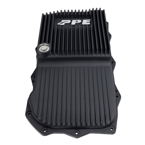PPE Power 850RE / 8HP75 HD Cast Aluminum Transmission Pan Black Finish - Deep (2018 - 2025 Wrangler JL / 2020 - 2025 Gladiator JT) 228153020
