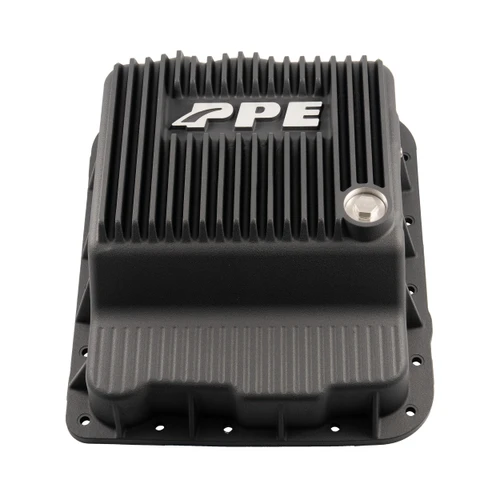 PPE Power 700R4 / 4L60 / 4L60E / 4L65 / 4L70E / 4L75E HD Cast Aluminum Transmission Pan Black Finish (1985 - 2014 GM) 128051520