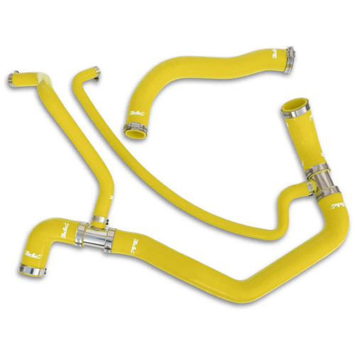 PPE Power Performance Yellow Silicone Upper and Lower Coolant Hose Kit (2001 - 2005 GM 6.6L Duramax) 119024100