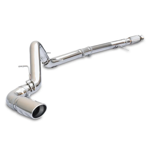 PPE Power Stainless Steel DPF-Back Single Exit Performance Exhaust Kit - Polished Tips w/ Polished Tubes (2020 - 2022 GM 3.0L Duramax) 117053030