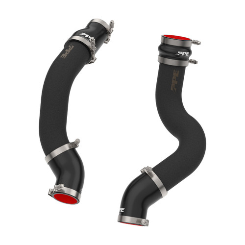 PPE Power Hot and Cold Side Intercooler Charge Pipe Kit Black Finish (2019 - 2024 Ram 6.7L) 215022020