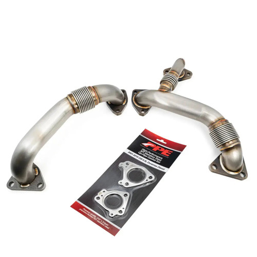 PPE Power OEM Length Replacement High Flow Up-Pipe Kit (2004.5 - 2005 GM 6.6L Duramax) 116120405