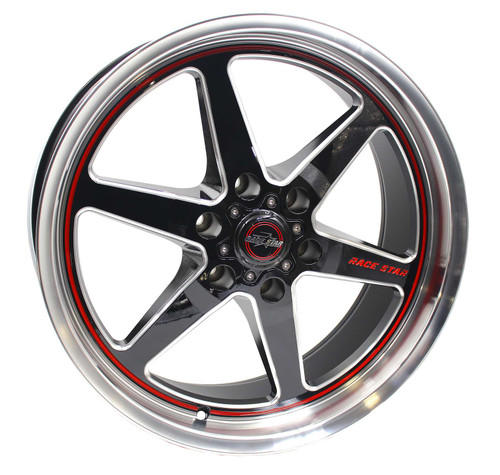 Race Star 20x9 93 Truck Star Wheel Black / Machined (2000 - 2020 Ford F-150) 93-090751BM