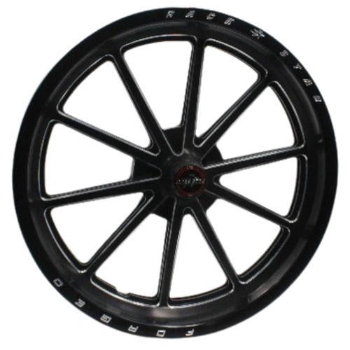 Race Star 65 Pro Forged Stryker 15x3.50 Wheel - 1.13 BS - Black Anodized / Machined (Spindle Mount - Sm Strange Bearing) 65-53500172SB