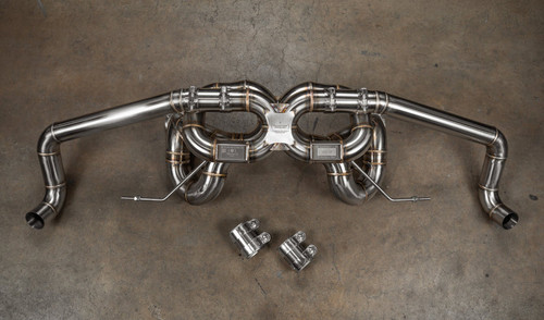 Valvetronic True Non-Valved F1 Exhaust System - Stainless Steel (2017 - 2023 Audi R8 5.2L V10) AUD.R8.V10.GEN2.F1.BR