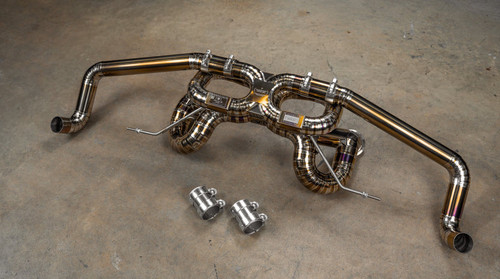 Valvetronic True Non-Valved F1 Exhaust System - Titanium (2017 - 2023 Audi R8 5.2L V10) AUD.R8.V10.GEN2.F1.TI