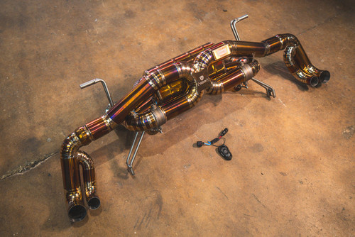 Valvetronic Valved Exhaust System - Titanium (2007 - 2015 Audi R8 4.2L V8) AUD.R8.V8.GEN1.VSES.TI