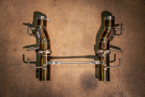 Valvetronic Race F1 Exhaust System - Rear Section Only - Titanium (2021 - 2024 SF90 / SF90 XX Stradale) FER.SF90.F1.TI