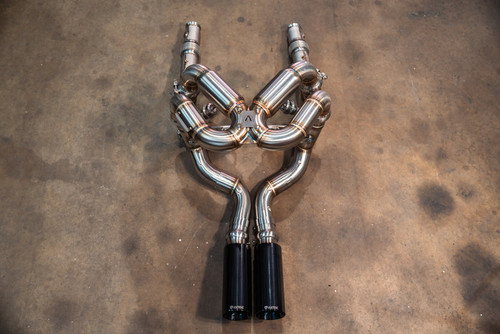 Valvetronic Valved Sport Exhaust System - Stainless Steel (2001 - 2006 Lamborghini Murciélago 6.2L / 2006 - 2010 Murciélago LP640 6.5L) LAM.MURC.VSES.FF.BR