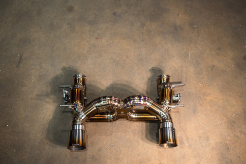 Valvetronic Valved Sport Exhaust System - Titanium (2022 - 2025 Maserati MC20) MAS.MC20.VSES.TI