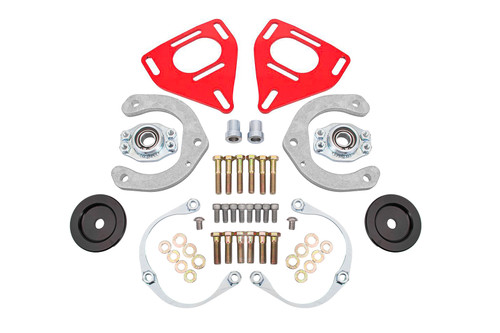 BMR Red Caster Camber Plates Camaro WAK361R