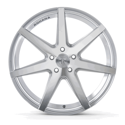 Rohana 19x9.5 RC7 Wheel - 5x114 BP 20 ET - Machine Silver RC719955114MS20