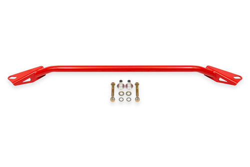 BMR Front Subframe Chassis Brace 2-Point Red (2024 - 2026 Mustang) CB771R