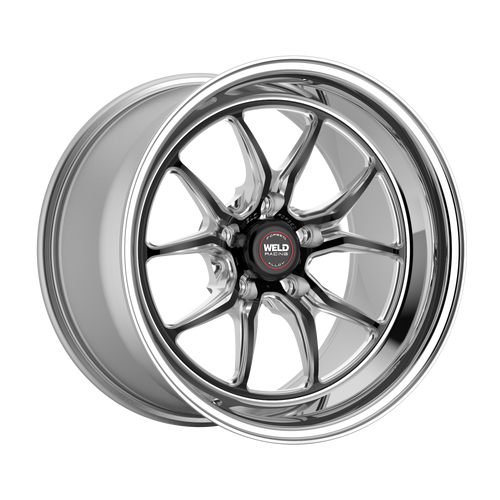 Weld S85 RT-S 18x9 Wheel - 5x4.5 BP 5.6 BS +15 ET - Black Center Polished Shell 85HB8090A56A