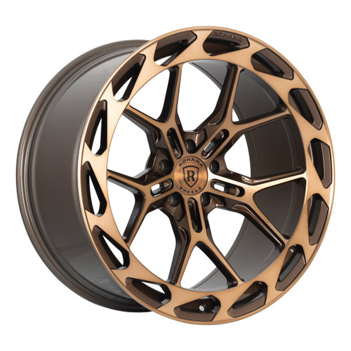 Rohana 20x9 RFX19 Wheel - 5x120 BP 20 ET - Machine Bronze RFX192095120BZ20