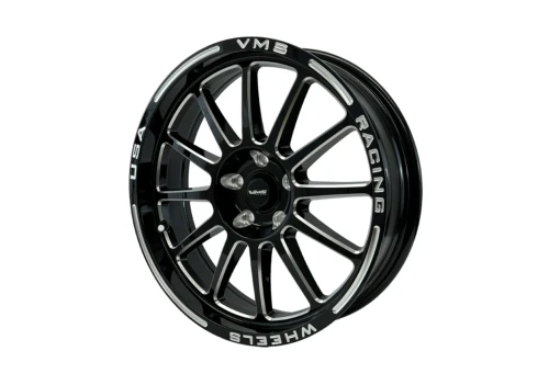 VMS Front Black Hawk Wheel 18x5 (2005 - 2014 Mustang GT w/ PP Brembo Brakes & GT500) VWBH023