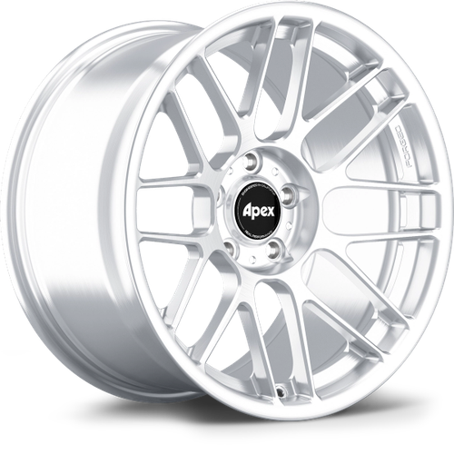 Apex ARC-8RT 18x11 forged BMW wheel in Brushed Clear with 5x120 bolt pattern