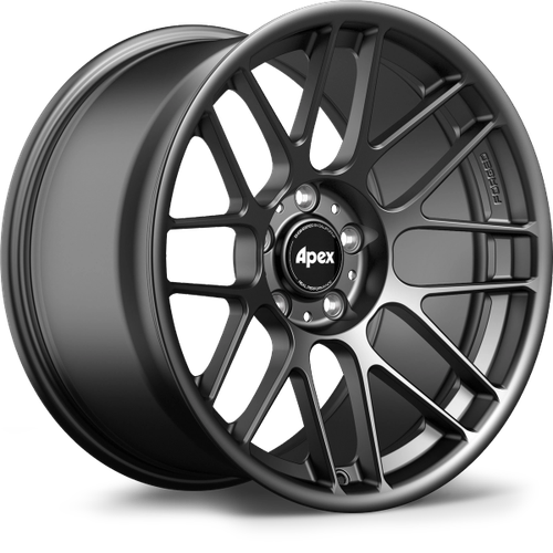 Apex ARC-8RT 18x9 ET30 Satin Black forged BMW wheel with 5x120 bolt pattern