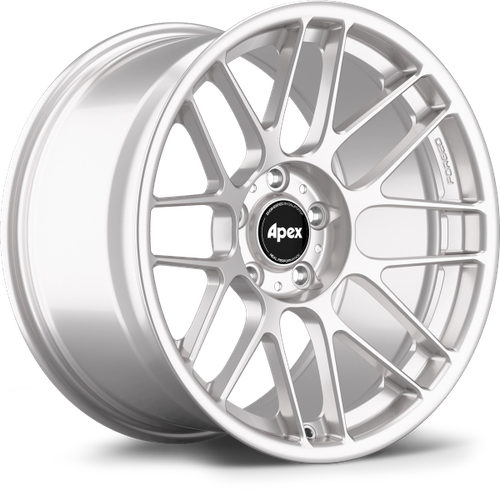 Apex ARC-8RT 19x11 ET44 Race Silver forged BMW wheel with 5x120 bolt pattern
