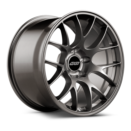 Apex EC-7 18x10 ET25 Anthracite flow-formed BMW wheel with 5x120 bolt pattern