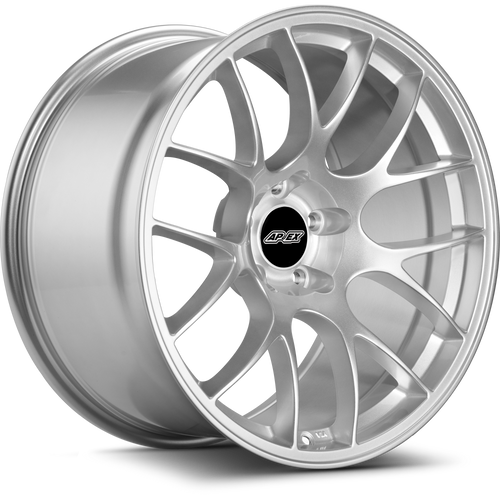 Apex EC-7 19x9.5 ET35 Race Silver flow formed performance wheel 5x120 bolt pattern