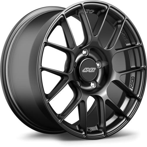 Apex EC-7RS 18x9 forged wheel Satin Black finish Porsche 5x130 ET46 EC7RS189ET46-5130-716-NSBK