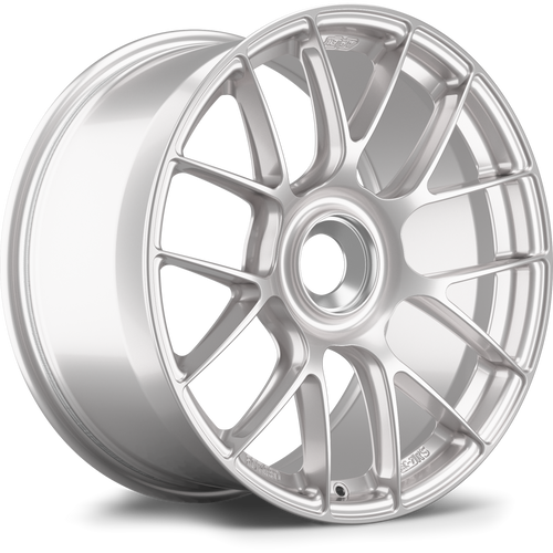 Apex EC-7RS 19x10 ET42 forged wheel in Race Silver finish for Porsche center lock applications