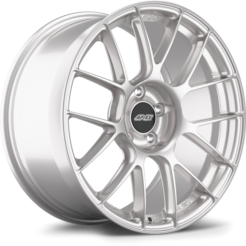 Apex EC-7RS 19x11.5 ET72 forged wheel in Race Silver finish for Porsche applications with 5x130 bolt pattern