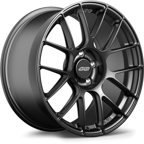 Apex EC-7RS 19x11.5 ET72 forged wheel in Satin Black finish for Porsche applications with 5x130 bolt pattern