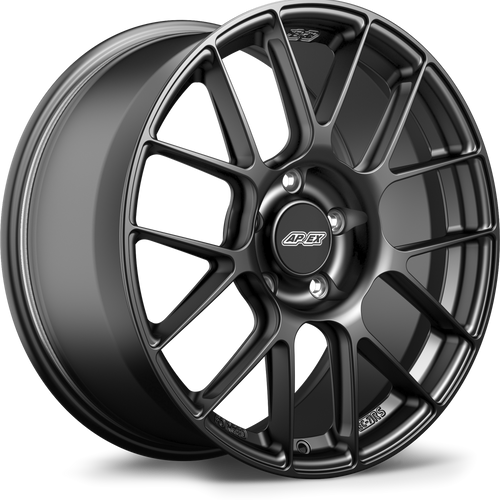 Apex EC-7RS 19x9 forged wheel 5x130 ET50 71.6mm center bore Satin Black Porsche fitment