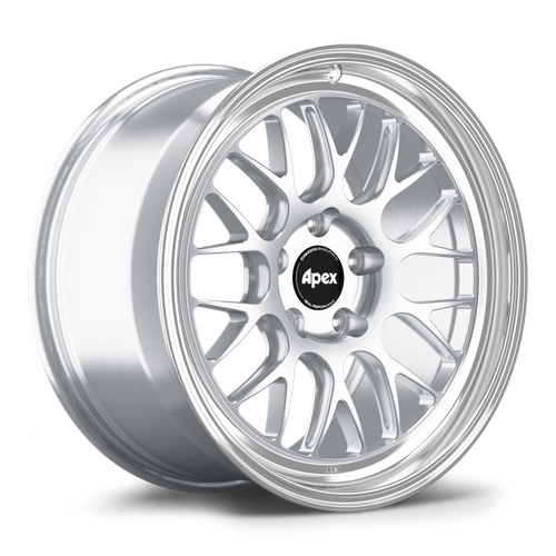 Apex ML-10RT 18x11 forged wheel Brushed Clear machined lip 5x120.65 ET57 Chevrolet application