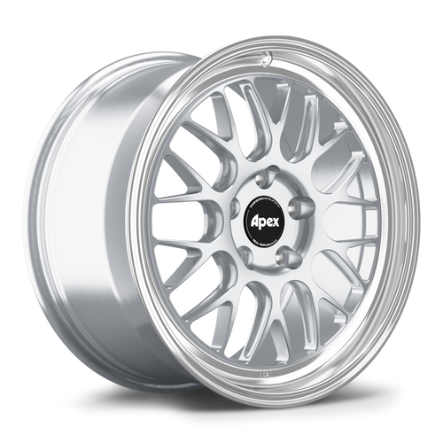 Apex ML-10RT 18x9.5 forged wheel Brushed Clear Machined Lip 5x120 ET45 Honda ML10RT1895ET45-5120-641-MLBC