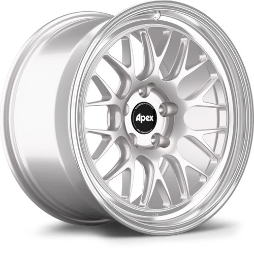 Apex ML-10RT 18x9 Forged Touring Wheel - 5x120 BP ET30 72.56 CB - Race Silver Machined Lip (BMW) ML10RT189ET30-5120-7256-MLRS