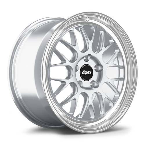 Apex ML-10RT 18x9 forged wheel Brushed Clear Machined Lip 5x130 ET46 for Porsche applications