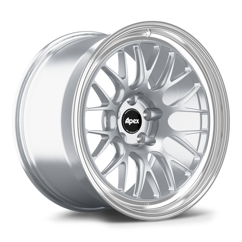 Apex ML-10RT 19x10.5 forged wheel Brushed Clear Machined Lip 5x114.3 ET15 for Nissan applications