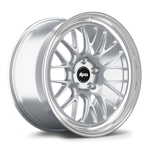 Apex ML-10RT 19x10 forged wheel Brushed Clear Machined Lip 5x120 BP ET25 for BMW applications