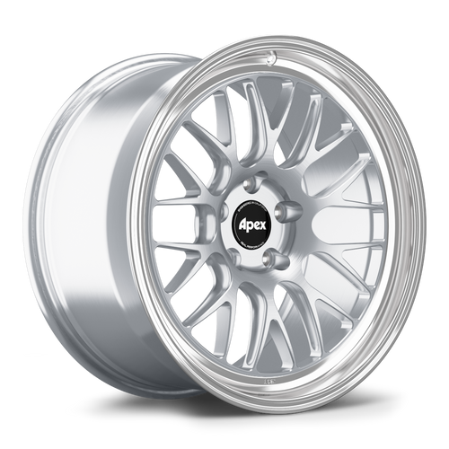 Apex ML-10RT 19x10 forged wheel Brushed Clear Machined Lip 5x120 BP ET40 for BMW applications