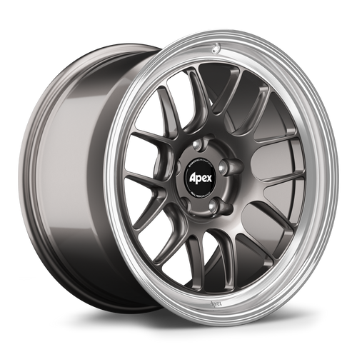 Anthracite Machined Lip Apex ML-7RT forged Touring Line wheel for BMW applications 18x9.5 ET22 5x120 BP