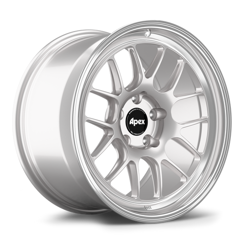 Race Silver Machined Lip Apex ML-7RT forged Touring Line wheel for BMW applications 18x9.5 ET22 5x120 BP