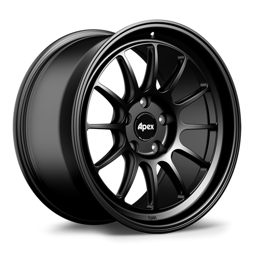 Satin Black Machined Lip Apex SL-12RT forged Touring Line wheel for BMW applications 18x10 ET25 5x120 BP
