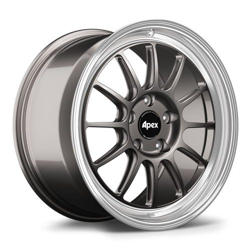 Apex SL-12RT 18x10 forged Chevrolet wheel in Anthracite Machined Lip with 5x120 BP and ET42 offset