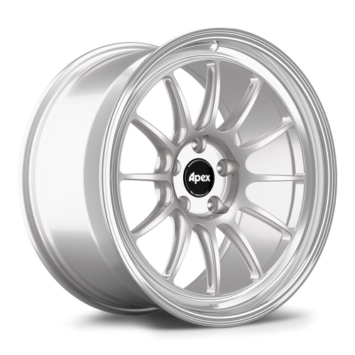 Race Silver Machined Lip Apex SL-12RT forged Touring Line wheel for Toyota applications 19x10.5 ET35 5x112 BP