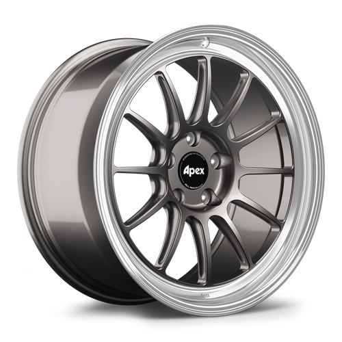 Apex SL-12RT 19x12 forged Chevrolet wheel in Anthracite Machined Lip with 5x120.65 bolt pattern